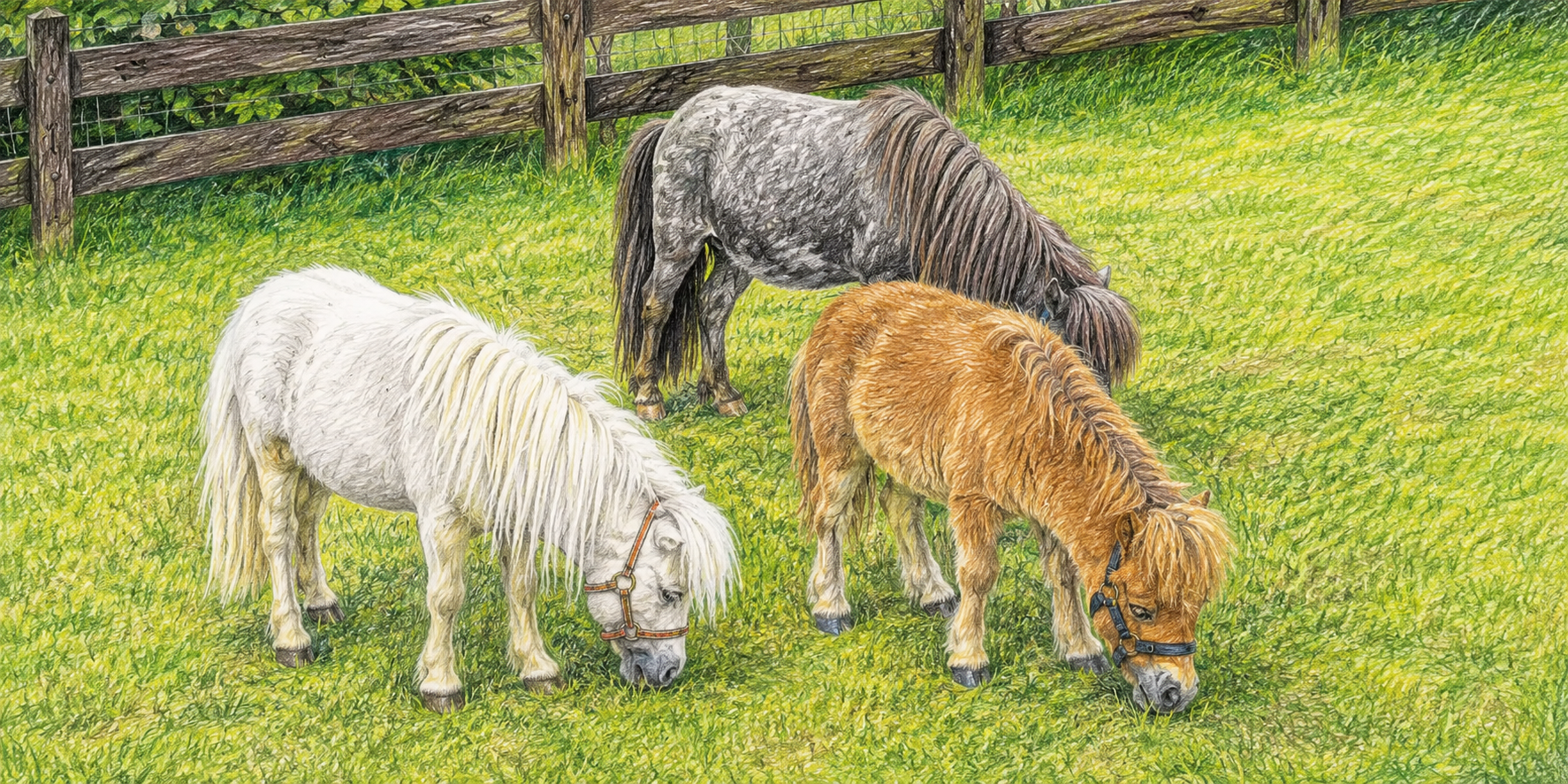 Illustration des Zoos der Minis in Aue-Bad Schlema